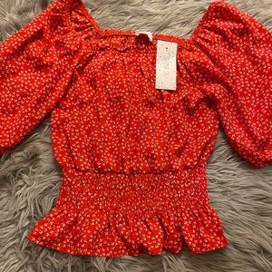 Sienna Sky Mid sleeve top